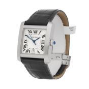 Cartier Tank Francaise 2564 or W5101755 Men Stainless Steel Watch