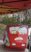 Fiberglass Fairground Toy Roller Coaster Seat Garden Seat