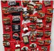 50 X Randomly Picked Manchester United Pin Badges