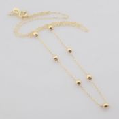 Italian Beat Dorica Necklace. In 14K Yellow Gold