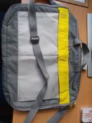 New Genuine Calvin Klein Grey & Yellow Laptop Carrier / Bag 14.5