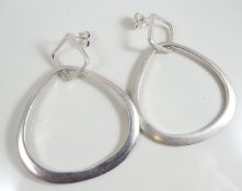 Silver earrings