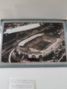 FA Cup Final 1930 with Zeppelin Flying Over Photo