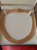 18ct yellow gold necklace 56.65 grams