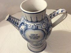 Excellent Antique Delfwear blue and white wet Drug Jar