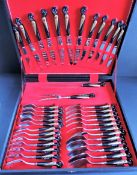 Vintage Alfred Haddad Jezzine Firebird 38 Piece Cutlery Set