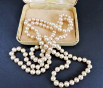 Vintage 40 inch Ciro Pearl Necklace