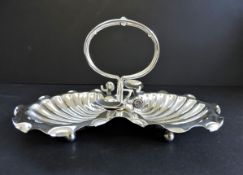 Victorian Silver Plated Hors D'oeuvres Dish
