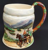 Antique Crown Devon Fieldlings Musical Tankard The Irish Jaunting Car