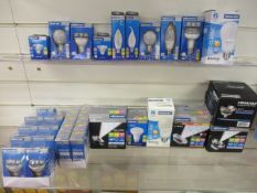 100Pcs Assorted Brand New Led Bulbs By Megaman - Assorted Styles And Fittings