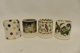 4 Emma Bridgewater 1/2 pint mugs (A2)