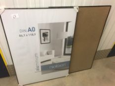 2 x Nielsen Pearl Plexiglass Aluminium Poster Frame 84cm x 118cm (C1)
