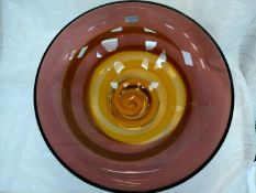 Very Large Waterford Crystal Glass Evolution Solar Radiance Bowl