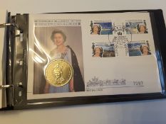 The Queen 40Th Anniversay Of Succession To The Throne Stamp Album 1992
