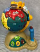 Vtech Fly & Learn Interactive Talking Geography Globe World Atlas.