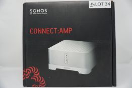RRP £499.99 SONOS CONNECT:AMP Smart Wireless Stereo Adaptor white