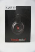 RRP £159.99 Beats By Dre Solo2 On-Ear Headphones -BLACK