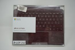 RRP £159.99 Microsoft Surface Pro Signature Type Cover - Burgundy
