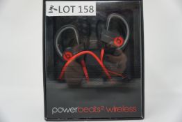 RRP £129.99 BEATS BY DR DRE POWERBEATS 3 WIRELESS EARPHONES -BLACK