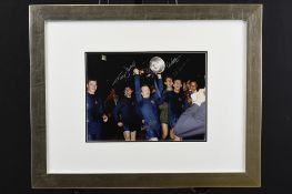 Framed Signed Photograph by some of the Winning Man Utd Team from the 1968 European Cup