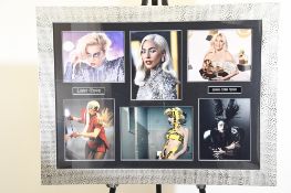 Lady Gaga Signed Photo Presentation