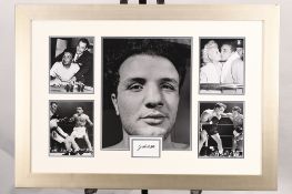 Jake Lamotta Framed Signature Presentation