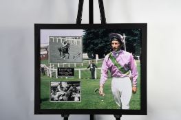 Lester Piggott Framed Memorabilia