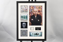 Damien Hurst Framed Signature Presentation