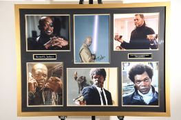 Samuel L Jackson Framed Signature Presentation