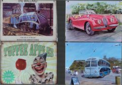 Collection Of 22 Assorted Metal Novelty Signs