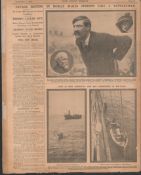 Original Newspaper James Larkin The 1913 Dublin Lock-Out Riots
