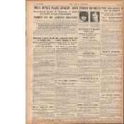 Original Irish War Of Independence Newspaper Reports & Headlines