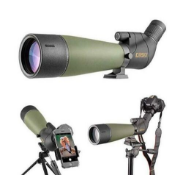 Gosky angled spotting telescope 20-60x80 weatherproof bird watching + adapters rrp £299.99
