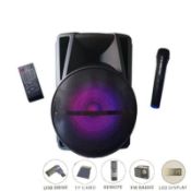 Karaoke machine with two microphones rrp £149.99