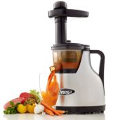 Return omega vert vrt372hds slow juicer in silver rrp £399.99