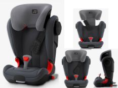 new britax römer kidfix ii xp sict br black series group 2/3 car seat storm grey