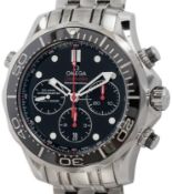 Omega / Seamaster Professional Diver 300M Co-Axial Chronograph 212.30 - Gentlemen's Steel Wrist Watc