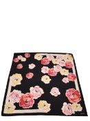 Chanel - Floral Print Silk Twill Scarf