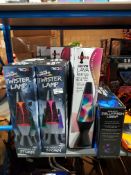 14 Items Ð 7 X Graffiti Lava ;Lamp 6 X Red5 Colour Changing Twister Lamp & 1 X Realistic Jellyfish