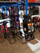 3 Items Ð 1 X Ozark Trail Folding Wagon & 2 X Foldable Trolly