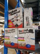 9 Items Ð 7 X Buzzwire Drinking Game & 2 X Snakes & Bladdered