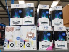 14 Items Ð 6 X He Lightshow Water Speakers & 8 X He Aqua Speaker