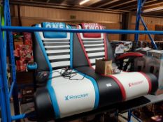 1 X X-Rocker 2 Player Gaming Chair