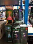 Approx. 19 Items Ð Mixed Lot To Inc Red 5 Jellyfish Tank, Desktop Volcano Lamp & Twister Light