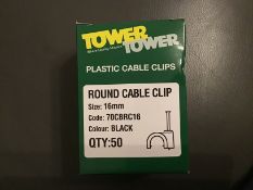 1 Box 50 16Mm Cable Clips