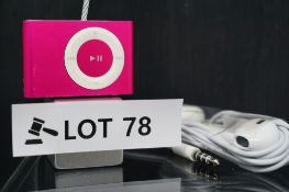 RRP £89.99 Apple iPod Shuffle 2nd Generation 1GB Pink