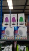 5 Items Ð 3 X He Colour Changing Speaker & 2 X Idance Led Cube Bluetooth Speaker With Disco L...