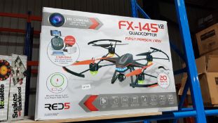 3 X Red5 Fx-145 V2 Quadcopter FPV