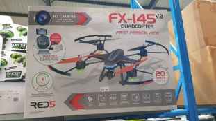 3 X Red5 Fx-145 V2 Quadcopter FPV