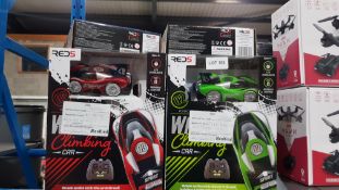 Approx. 22 X Red5 RC Wall Climbing Car